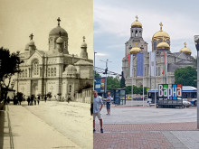 Вижте как се е променила Катедралата във Варна за 100-тина години