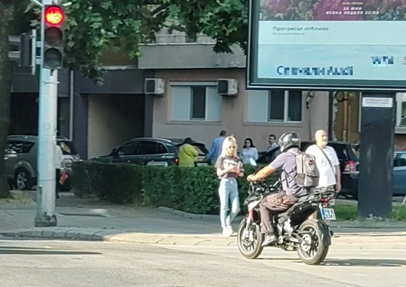 Безобразно изпълнение на моторист в Пловдив