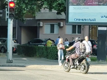 Безобразно изпълнение на моторист в Пловдив
