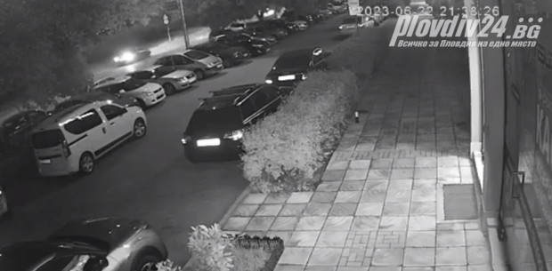 Ексклузивно: Видео от момента на инцидента в Пловдив, чува се силен удар