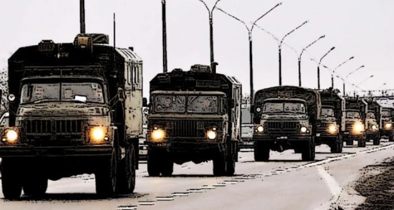 Военната техника на бойците на ЧВК "Вагнер" преминава през Липецка област