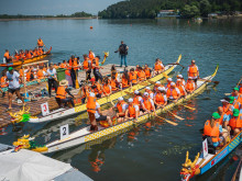 Ямболският смесен отбор "Драконът на Тунджа" достигна до полуфинал в първия Фестивал на драконовите лодки в България
