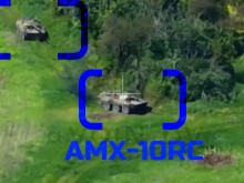 AMX-10RC на ВСУ бе унищожен при опит да се придвижи на Времиевската дъга, втори френски танк успя бързо да напусне полесражението невредим