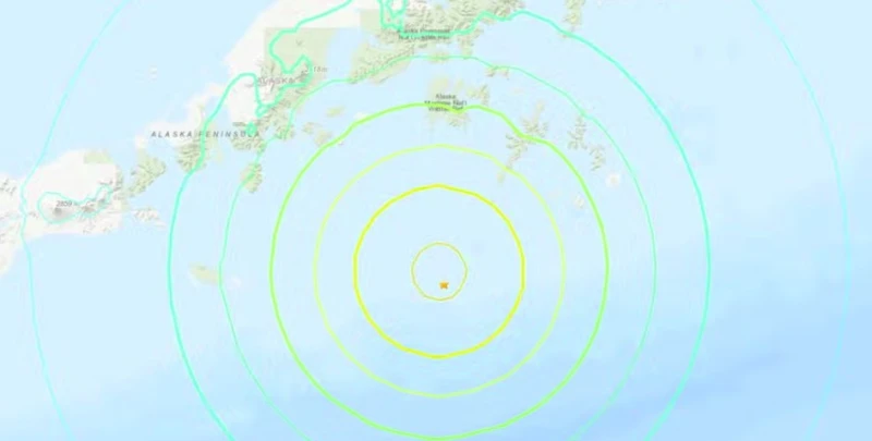 Издадено е предупреждение за цунами след земетресение с магнитуд 7,4 в Аляска