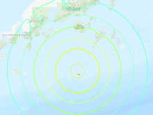 Издадено е предупреждение за цунами след земетресение с магнитуд 7,4 в Аляска