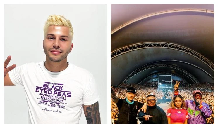 Българин фризира Black Eyed Peas за концерта им