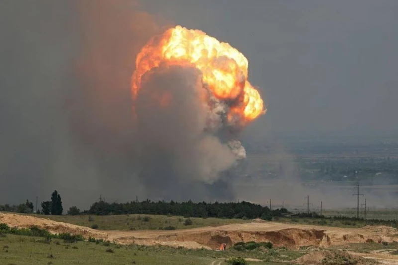 Аксьонов: След атака с БпЛА е взривен склад с боеприпаси в Крим, налага се евакуация