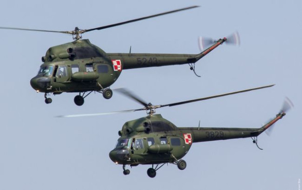 Полската армия е прегрупирала бойни хеликоптери от 1-ва авиационна бригада