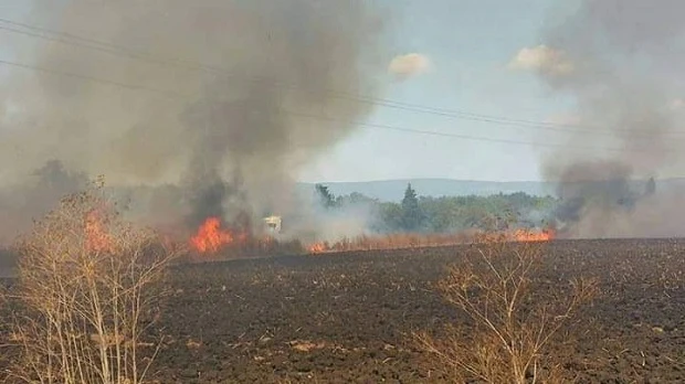 Възрастен мъж пострада при пожар в село Бураново