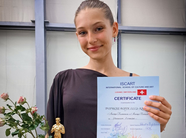 TD 13 годишна пловдивчанка спечели званието Гласът на Европа и стипендия на