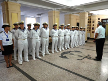 Курсанти-випускници в Морско училище във Варна получиха своите назначения