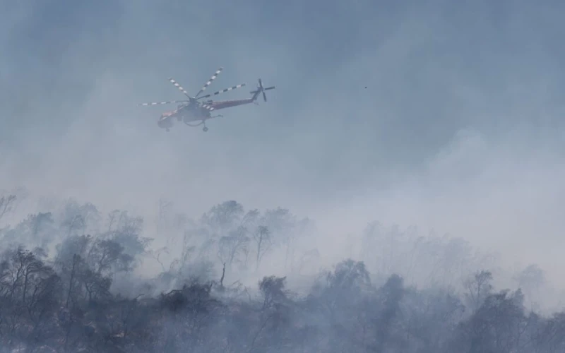 Нов пожар избухна на гръцкия остров Евбея