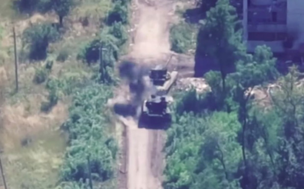 СБУ показа видео с унищожаването на руска БМПТ 