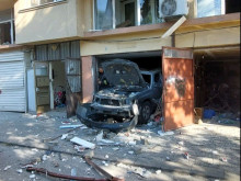Първи кадри от взрива на газовата бутилка в Пловдив, пораженията са сериозни