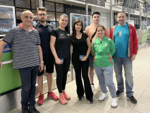 Първата група състезатели отпътува за Световното в Баку