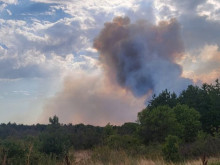 Пожарът в Бургаско няма да достигне село Кубадин, но все още не е локализиран