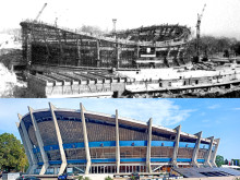 Вижте в рубриката "Преди и сега" Дворецът на културата и спорта