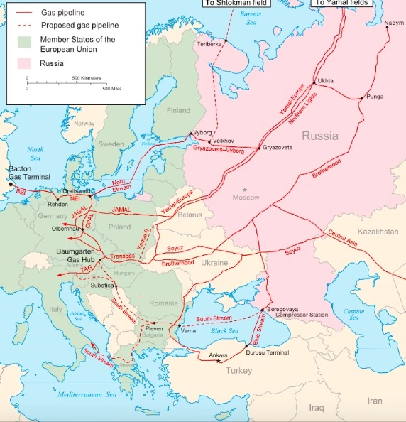 Сърбия се е съгласила да увеличи транзита на руски газ към Унгария, ако Украйна спре транзита