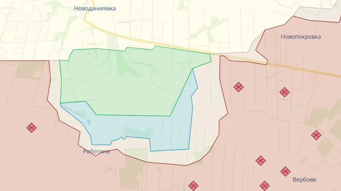 ВСУ съобщават за напредък югоизотчно от Работино в Запорожка област