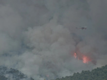 Пожарите в Гърция: Пламъците заплашват Национален парк гора Дадия, три селища са евакуирани