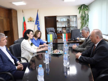 Областният управител на Русе Данаил Ковачев се срещна с украинския посланик Олеся Илашчук