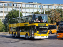 Двуетажен автобус в София от автостанция "Гео Милев" до село Долни Пасарел