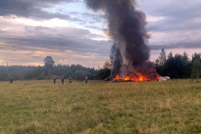 Какво се знае (официално) за падането на самолета на Пригожин