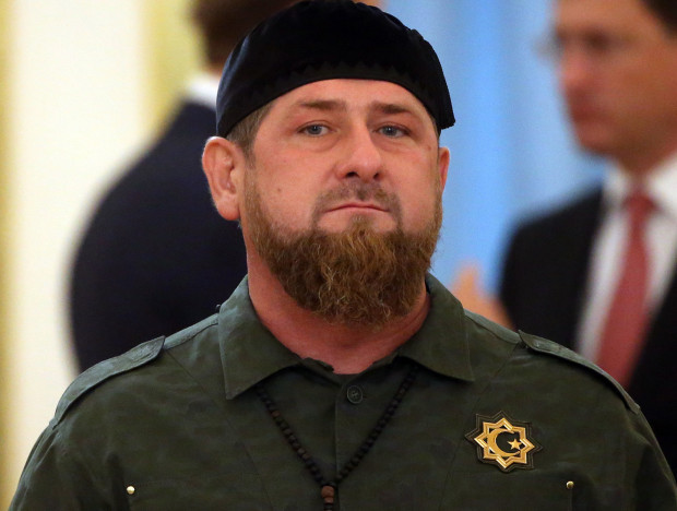 Президентът на Чечения Рамзан Кадиров съюзник на руския президент Владимир