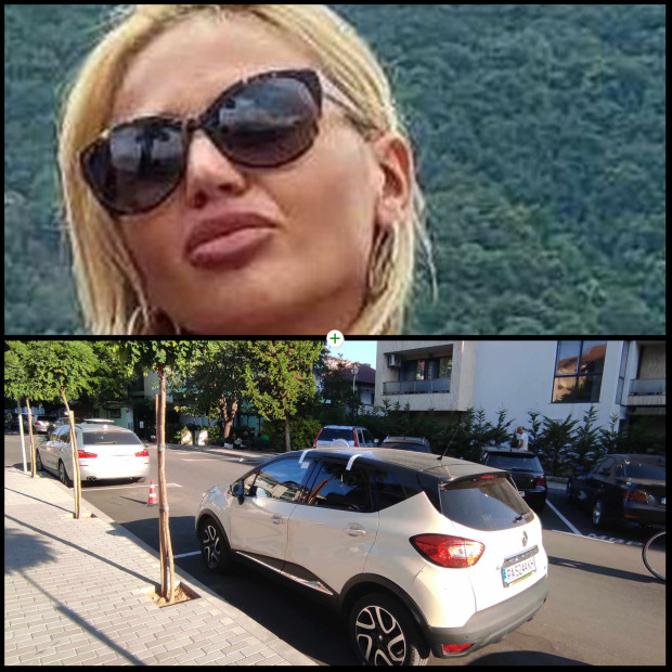 Лекият автомобил, в който Адриана Стойнова бе намерена мъртва, в момента
