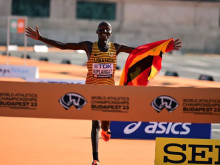 Угандиец триумфира на маратона от Световното първенство в Будапеща
