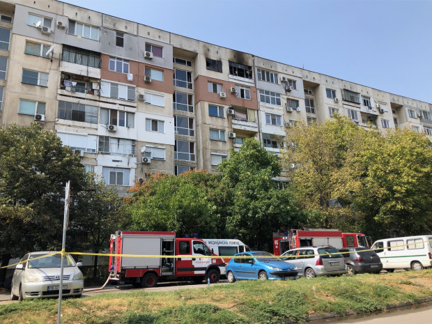 TD Възрастната жена пострала следствие на пожара в Кючук Париж