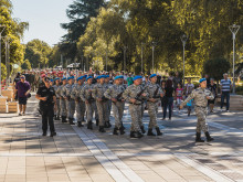 Военен ритуал и празнично шествие пред Община Ямбол в Деня на Съединението