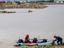 Бурята "Даниел": Тесалийското поле е напълно под вода, тече евакуация с лодки и хеликоптери