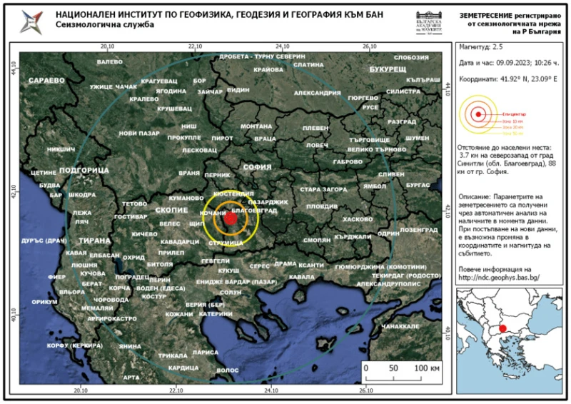 Трусовете в Симитлийско не спират