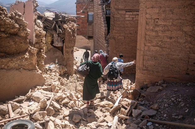 Броят на загиналите при земетресението в Мароко се е увеличил