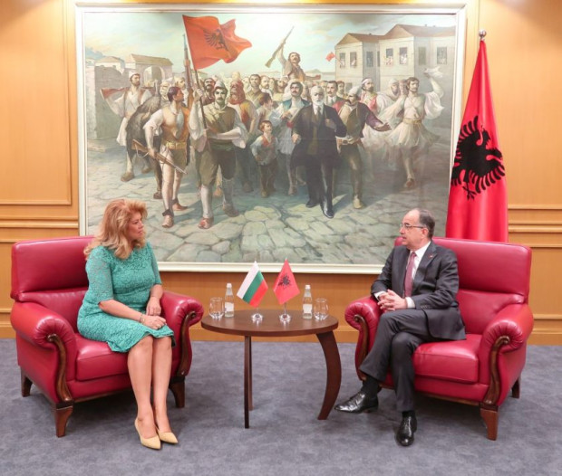 Илияна Йотова получи уверения на най-високо ниво от албанската държава,