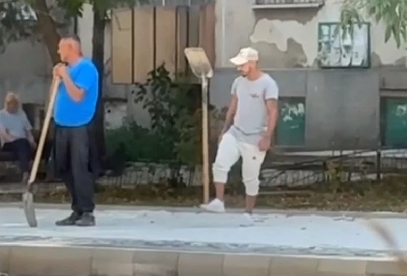 Работник в Кючука показа странични умения, кадрите станаха хит в мрежата