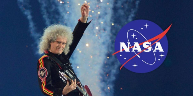 Китаристът на Queen Брайън Мей помогна на НАСА при вземането