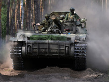 Руската армия е ударила позиции на "Азов" в Луганска област