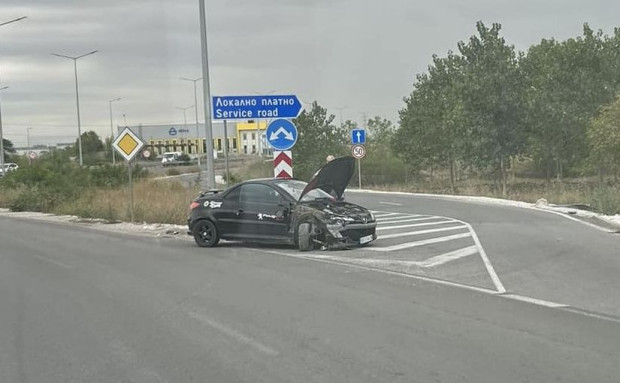 </TD
>За инцидент на един от най-натоварените пътища в Пловдивска област