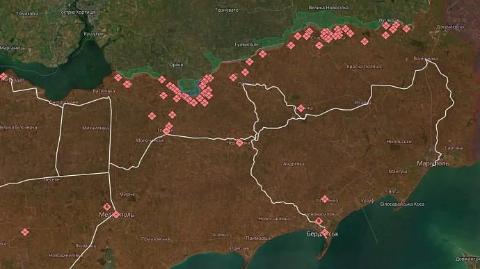 Русия е увеличила числеността на техниката и войските на Мелитополското направление