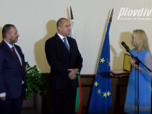 В Пловдив Румен Радев връчи почетния знак на президента