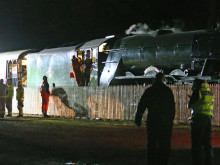 Няколко души са ранени при катастрофата на ретро влака 