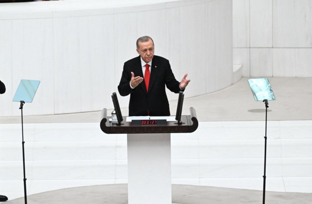 При повторното откриване на турския парламент в неделя 1 октомври