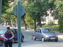 Поредна катастрофа на кръстовище в Кючука