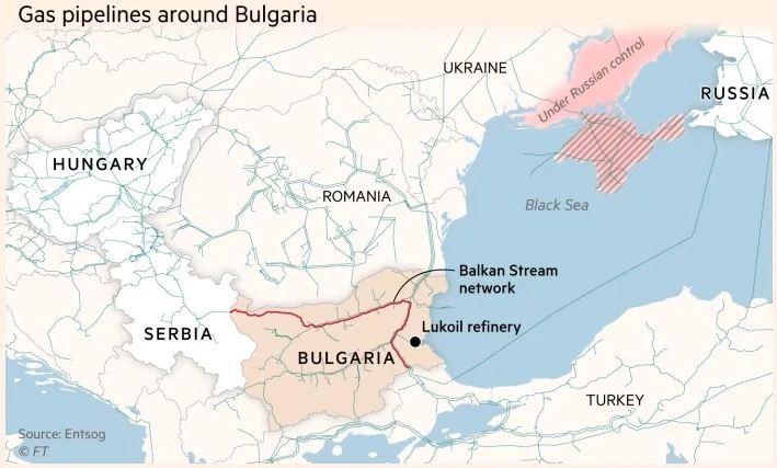 Financial Times: България принуждава Унгария и Сърбия да се откажат от руския газ, гони всички руски енергийни фирми