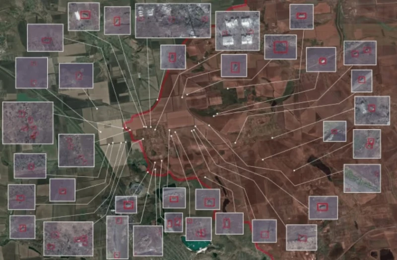 Русия е загубила най-малко 63 единици военна техника край Красногоровка