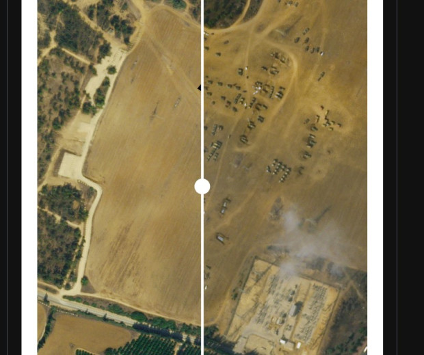 Сателитни снимки показват разполагането на стотици танкове и бронирани превозни