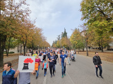 Протест и контрапротест пред ТЕЦ "Марица 3" в Димитровград