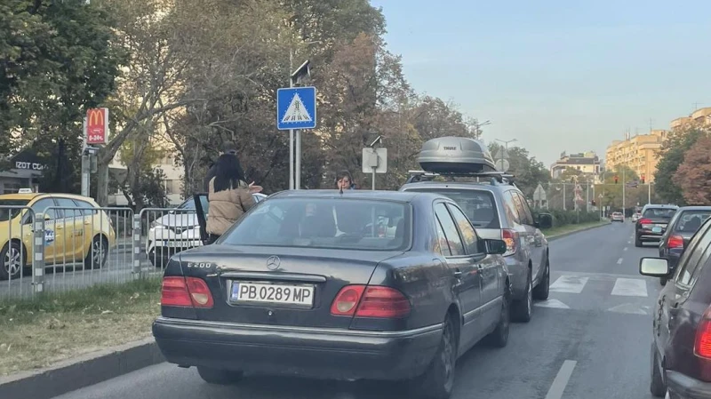 Удар на пешеходна пътека в Пловдив